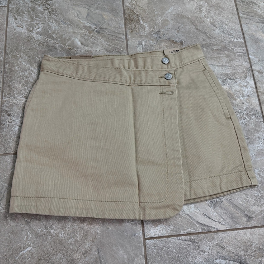 Levi's Tan Wrap Skirt